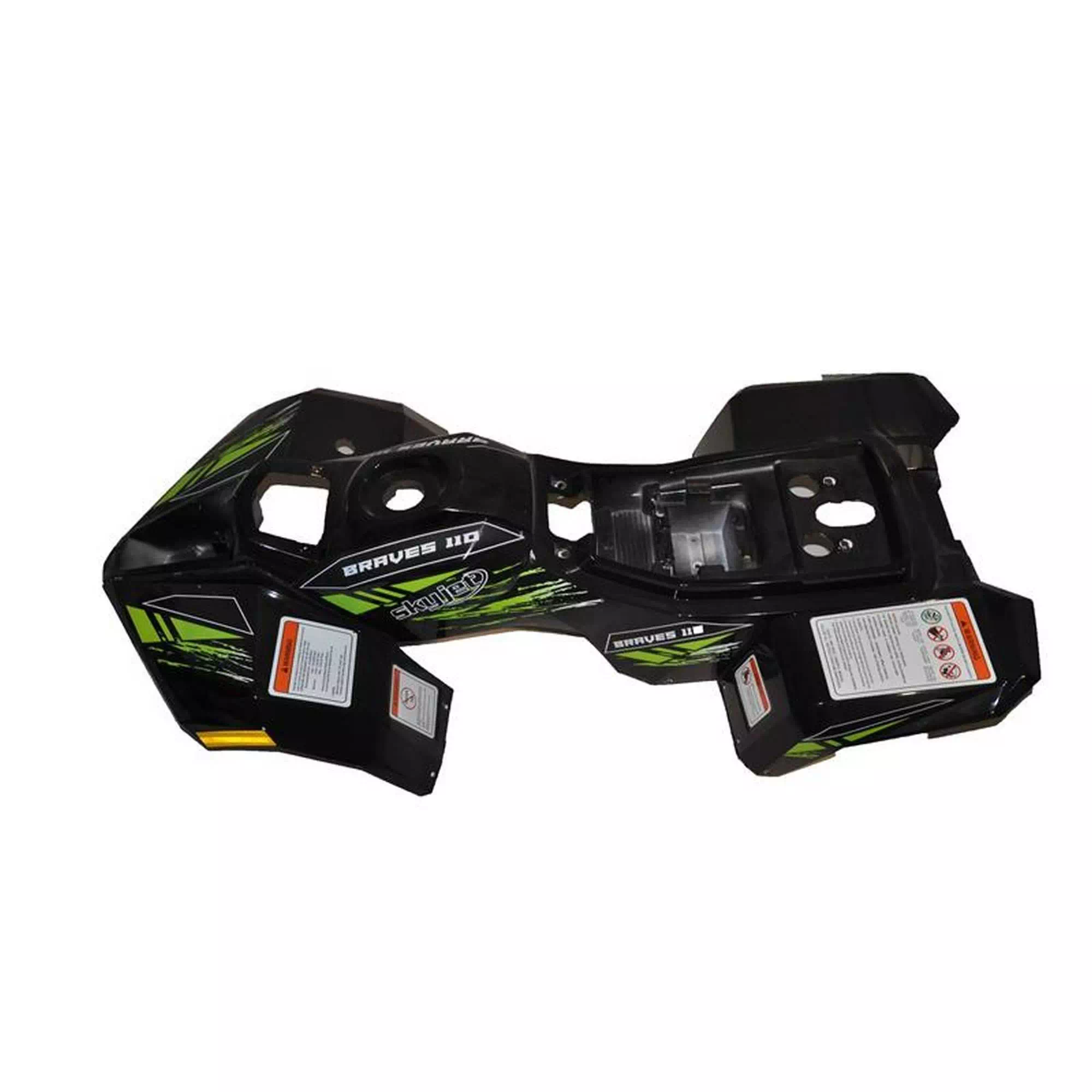SKYJET BRAVES 110 ÖN VE ARKA ÇAMURLUK SİYAH TAKIM #KM 83507